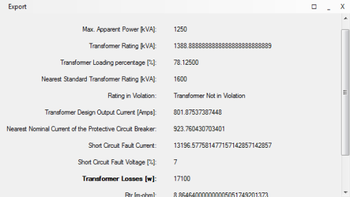 Distribution Transformer Calculator screenshot 3