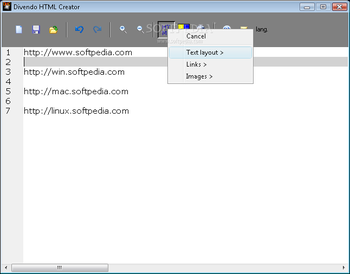 Divendo HTML Creator screenshot 2