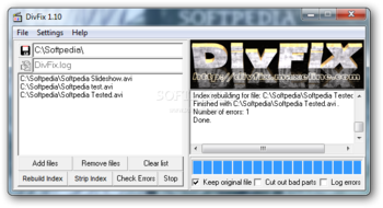 DiVFix screenshot