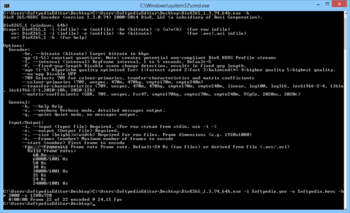 DivX 265/HEVC Encoder screenshot
