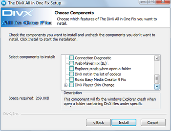 DivX All In One Fix screenshot 3