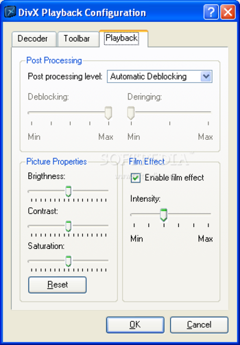 DivX Player (with DivX Codec) for 2K/XP screenshot 9