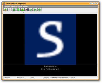 DivX Subtitle Displayer screenshot