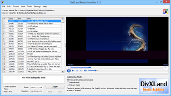 DivXLand Media Subtitler screenshot