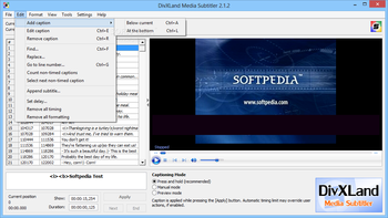 DivXLand Media Subtitler screenshot 3