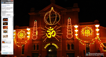 Diwali Windows 7 Theme with sound effect screenshot
