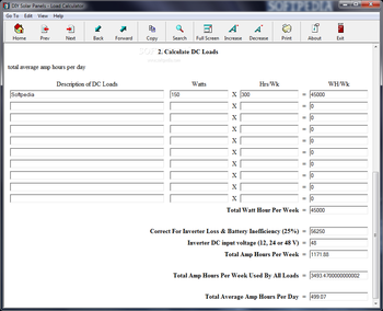 DIY Solar Panels - Load Calculator screenshot 2