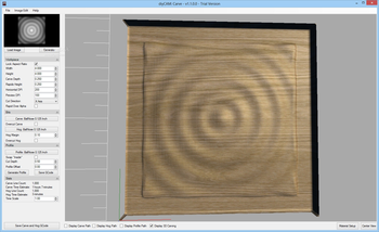 DiyCAM: Carve screenshot