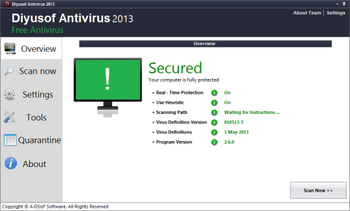 Diyusof Antivitus screenshot