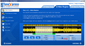 DJ ToneXpress The Ringtone Creator screenshot
