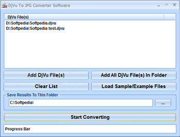 DjVu To JPG Converter Software screenshot