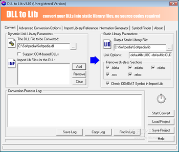 DLL to Lib screenshot