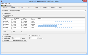 DM Net Time & Watch Administrator screenshot 2