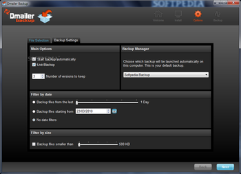 Dmailer Backup screenshot 3