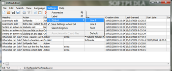 DMcsvEditor screenshot 5