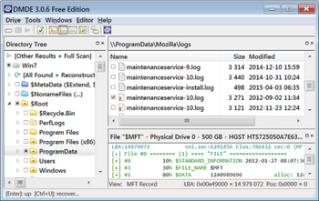 DMDE screenshot