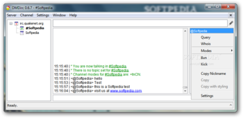 DMDirc screenshot 2