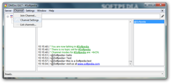 DMDirc screenshot 3
