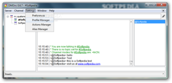 DMDirc screenshot 4