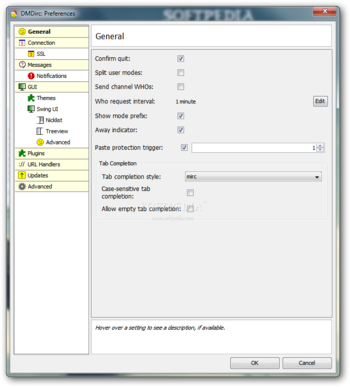 DMDirc screenshot 7