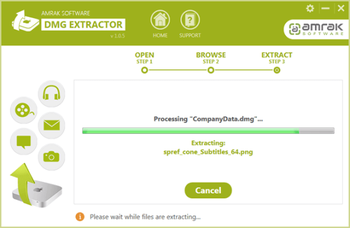 DMG Extractor screenshot