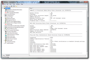 DMIScope screenshot