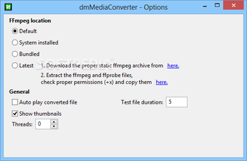 dmMediaConverter screenshot 6