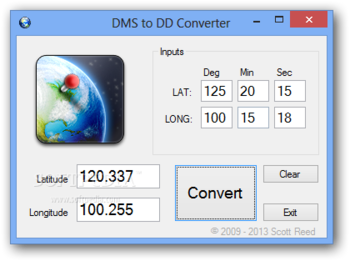 DMS to DD Converter screenshot