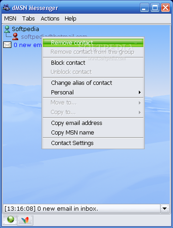 dMSN Messenger screenshot 2