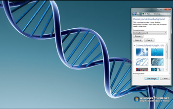 DNA Windows 7 Theme screenshot