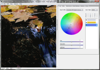 DNG Profile Editor screenshot