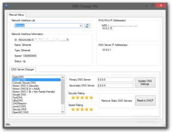 DNS Changer Pro screenshot