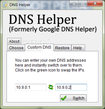 DNS Helper (formerly Google DNS Helper) screenshot 2