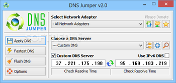 DNS Jumper screenshot