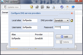 DNS updater screenshot 2