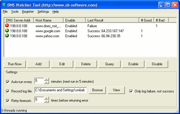DNS Watcher screenshot