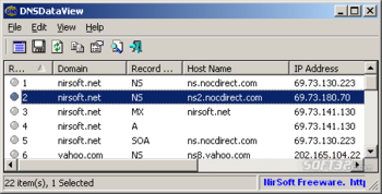 DNSDataView screenshot 2