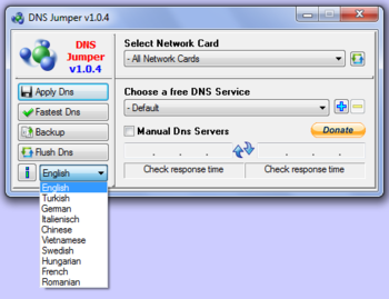 DnsJumper screenshot