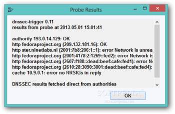 Dnssec-Trigger screenshot