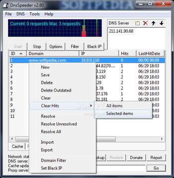 DnsSpeeder screenshot