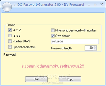 DO Passwort-Generator screenshot