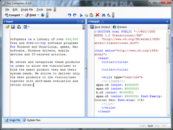 Doc Convertor screenshot