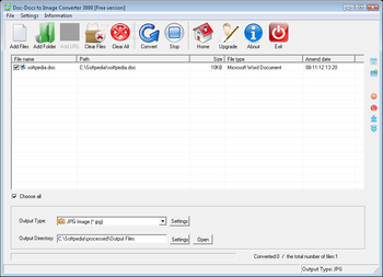 Doc-Docx to Image Converter 3000 screenshot