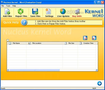 DOC Repair screenshot 2