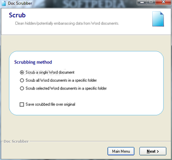 Doc Scrubber screenshot 3