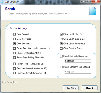 Doc Scrubber screenshot 4