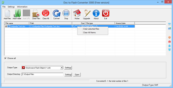 Doc to Flash Converter 3000 screenshot