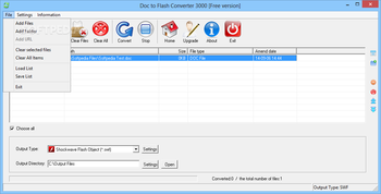 Doc to Flash Converter 3000 screenshot 2