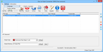 Doc to Flash Converter 3000 screenshot 3