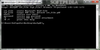 DOC to PDF screenshot